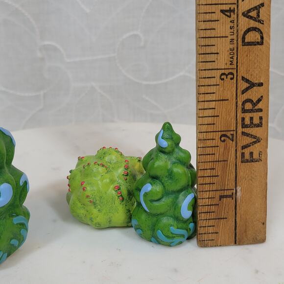 VINTAGE Jim Shore Heartwood Creek Dept 56 Trees 3.7" Green Retired Set of 2 - Picture 6 of 16